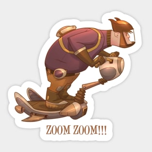 Zoom Zoom Sticker